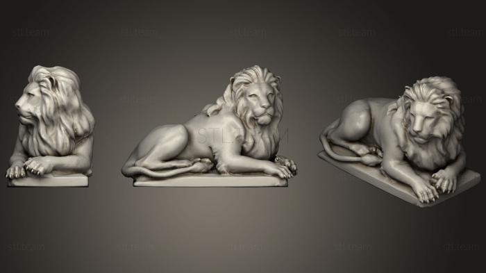 Статуэтки львы тигры сфинксы Статуя льва 33